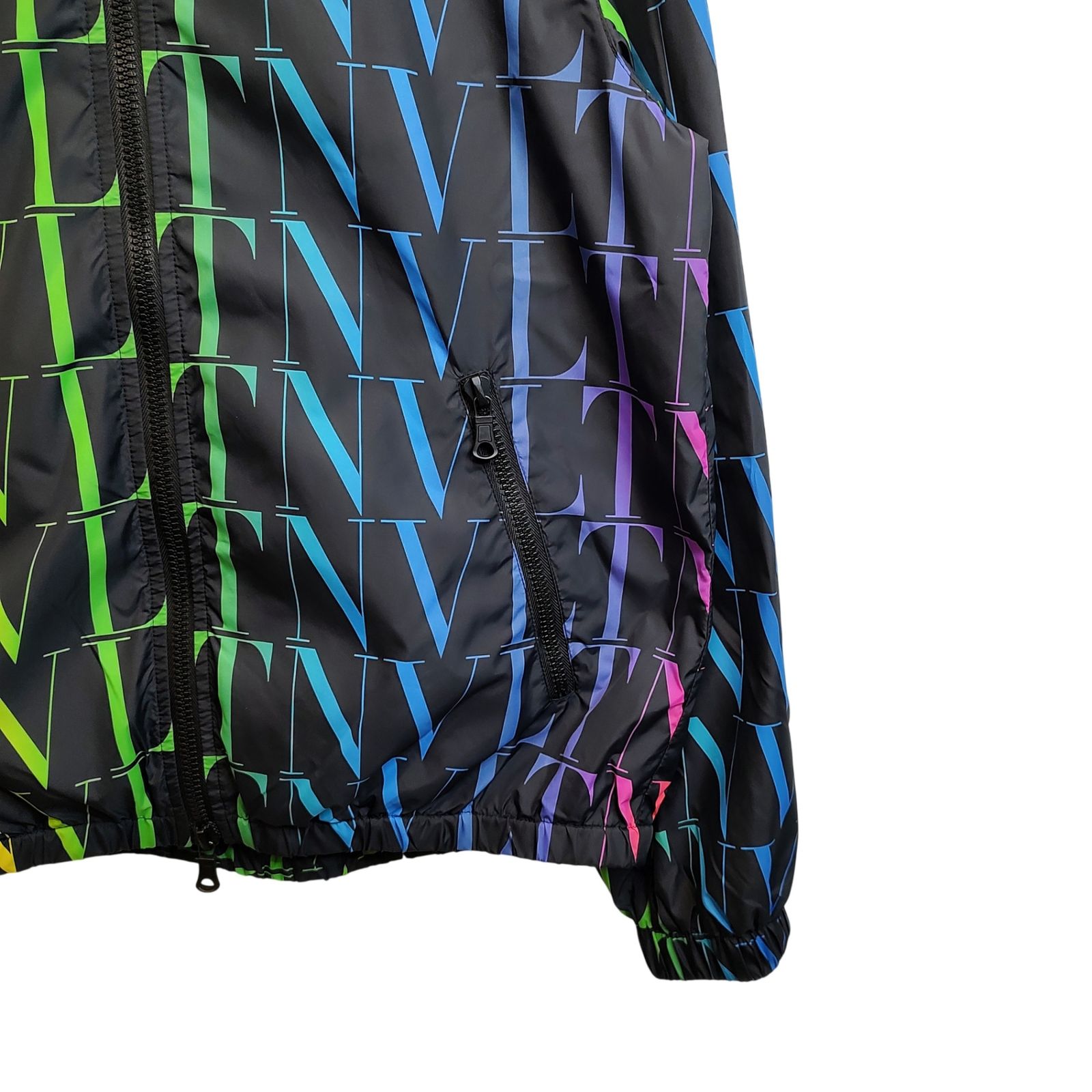 VALENTINO ヴァレンティノ 21SS VLTN Rainbow Logo Nylon Jacket