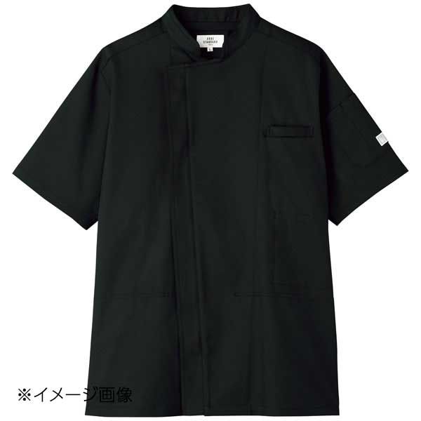 【新品】空調服コックコート KC-8717 半袖 M C-10 ブラック