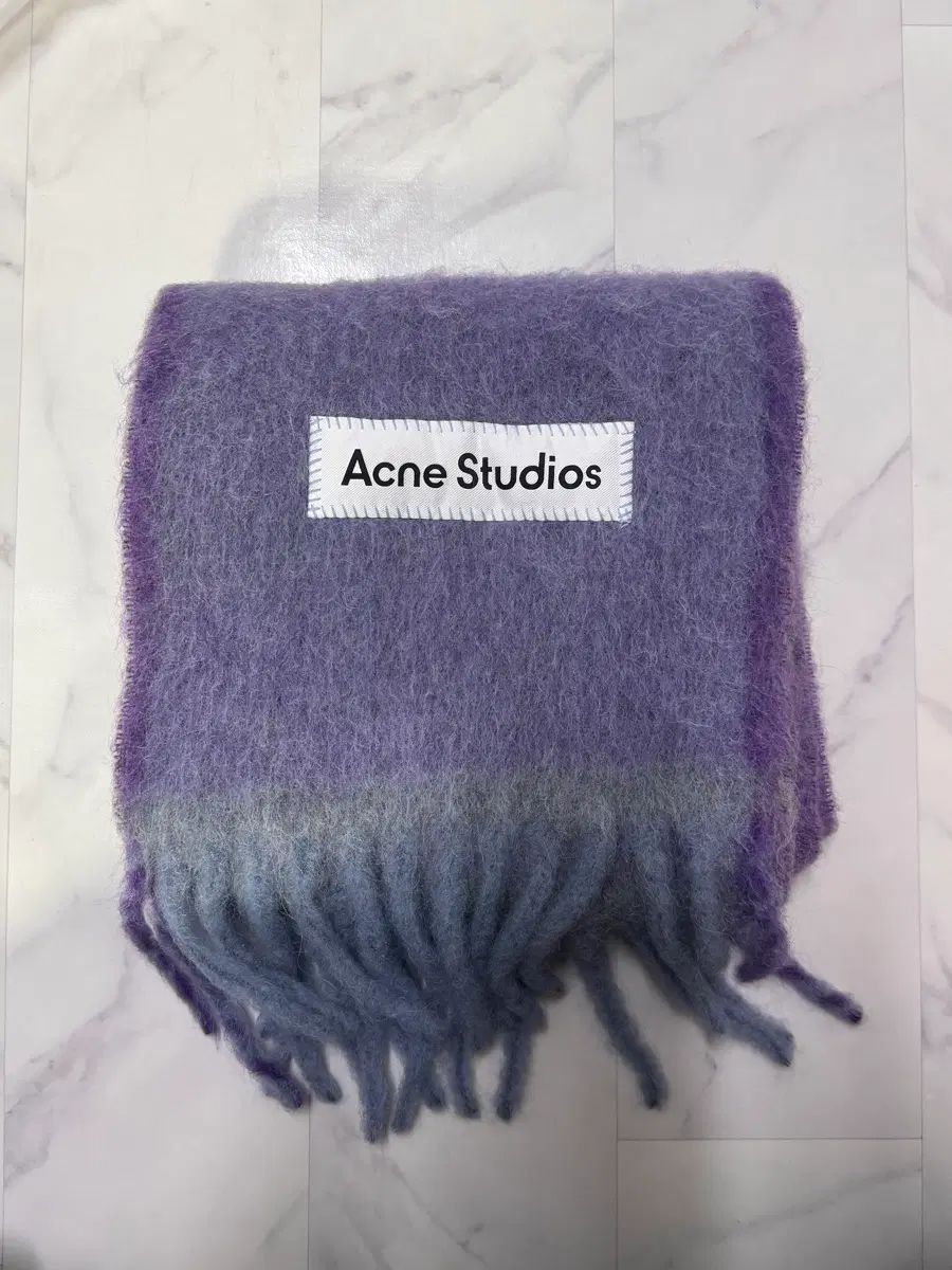 Acne Studios アクネストゥディオズ モヘア マフラー PURPLE パープル