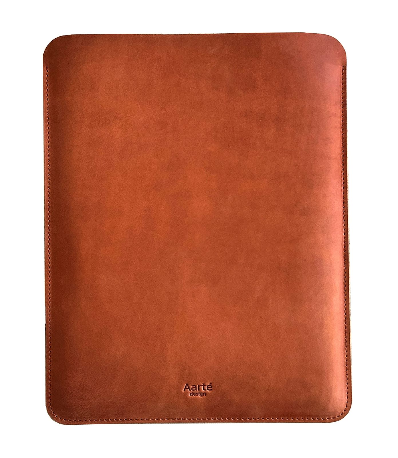 Aartedesign 本革ヴィンテージレザースリーブケース 13インチ MacBook Air 2022 M2 A2337 A2179 A1932 (2018-2021) MacBook Pro M1/A2338 A22 [コニャック] [Vertical]
