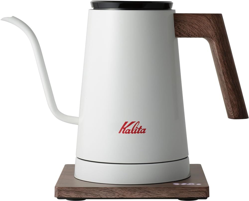 カリタ Kalita KEDP-600 JP 電気ケトル 600ml ホワイト 細口ノズル ドリップポット コーヒーポット ハンドドリップ 珈琲