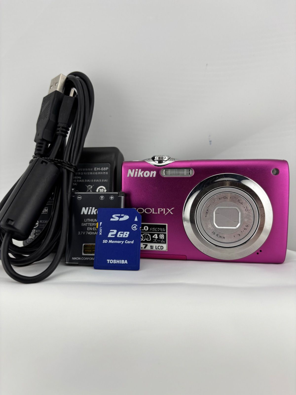 2326 [Operation Confirmed] Nikon COOLPIX S3000 Pink Nikon Coolpix