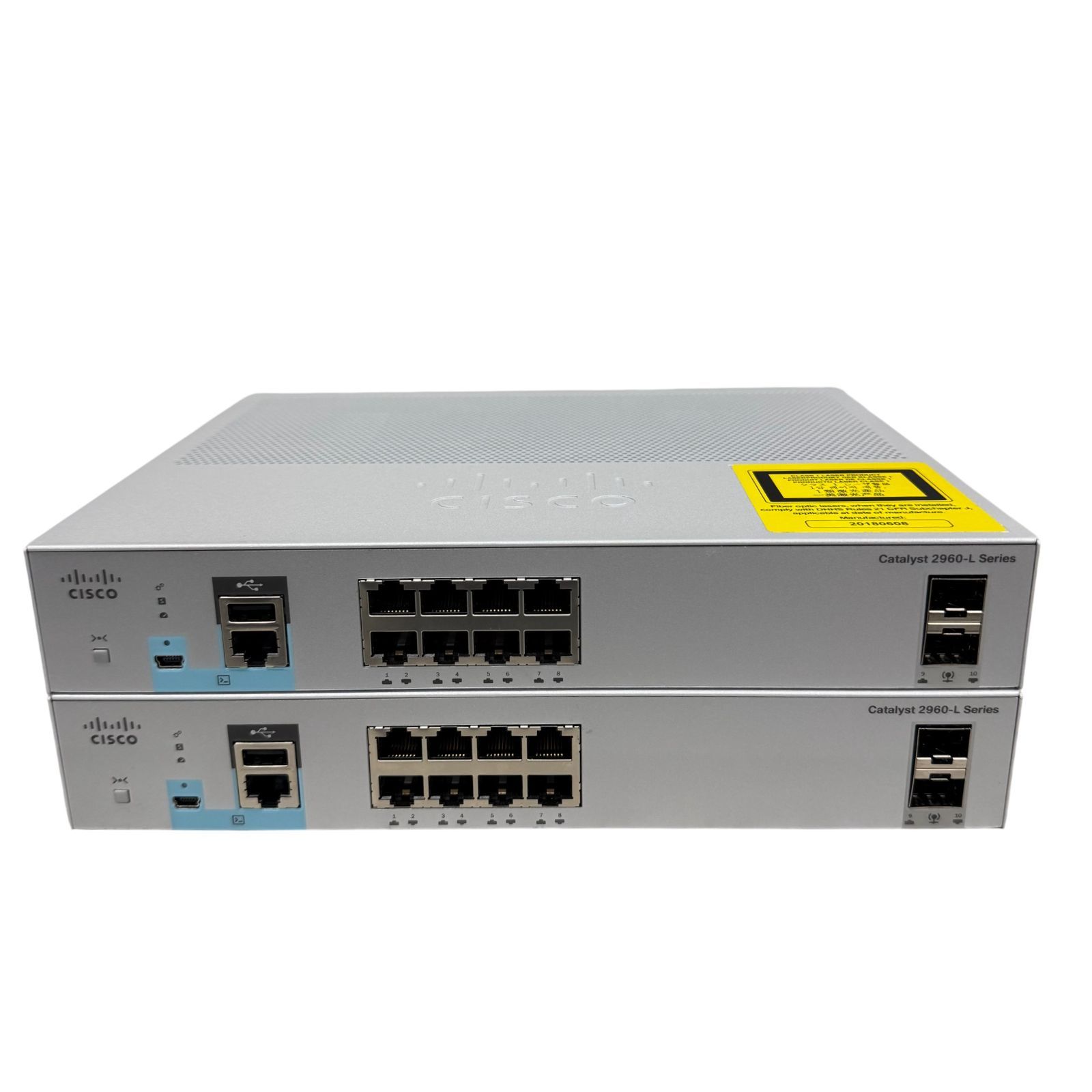 Cisco Catalyst C2960L-8TS-LL　（WS-C2960L-8TS-LL） ※2台セット※