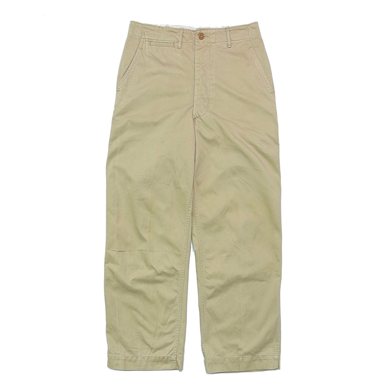 50s US ARMY ベイグン M-45 M45 カーキ チノパン-chino pants