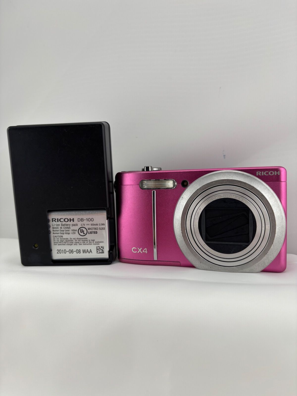 2336 [Operation confirmed] RICOH CX4 Pink Ricoh compact digital camera