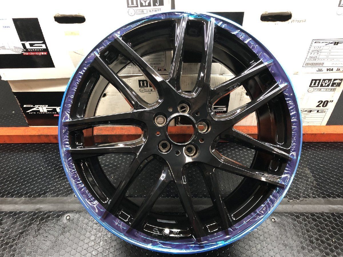 【新品】BIGWAY EURO AFG ビッグウェイ 20インチ 4本 8.5J5HPCD108+56 ハブリング付 グロスブラック VOLVO/XC40/XC60等　(SHY015)