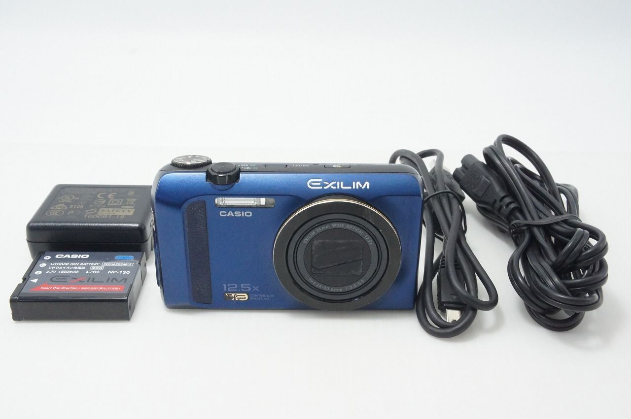 CASIO CASIO HIGH SPEED EXILIM EX-ZR200 COMPACT DIGITAL CAMERA BLUE 260825e