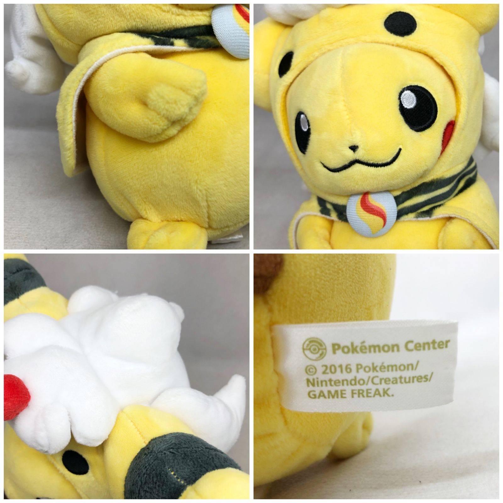 ポケモンセンター 限定 メガデンリュウのポンチョを着たピカチュウ
