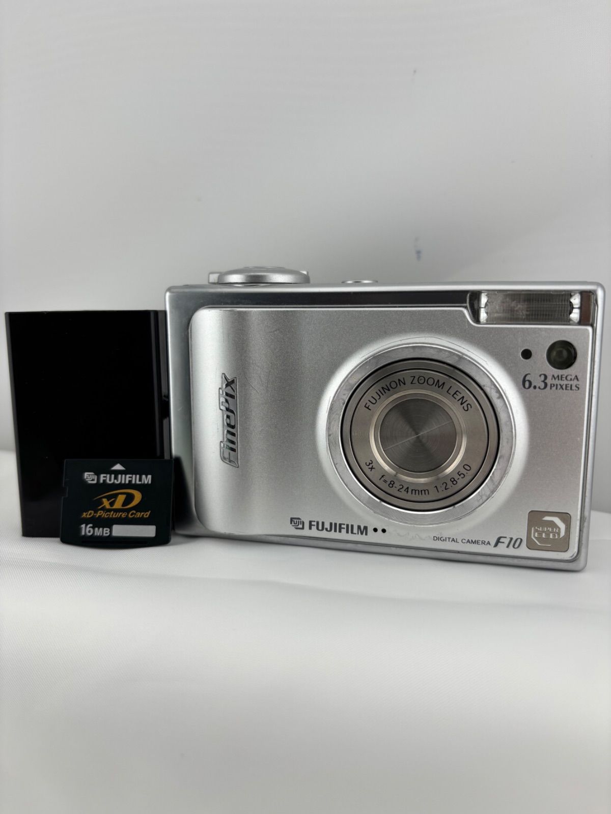 2344 (Good Condition, Operation Confirmed) FUJIFILM FinePix F10 Silver Fujifilm Finepix
