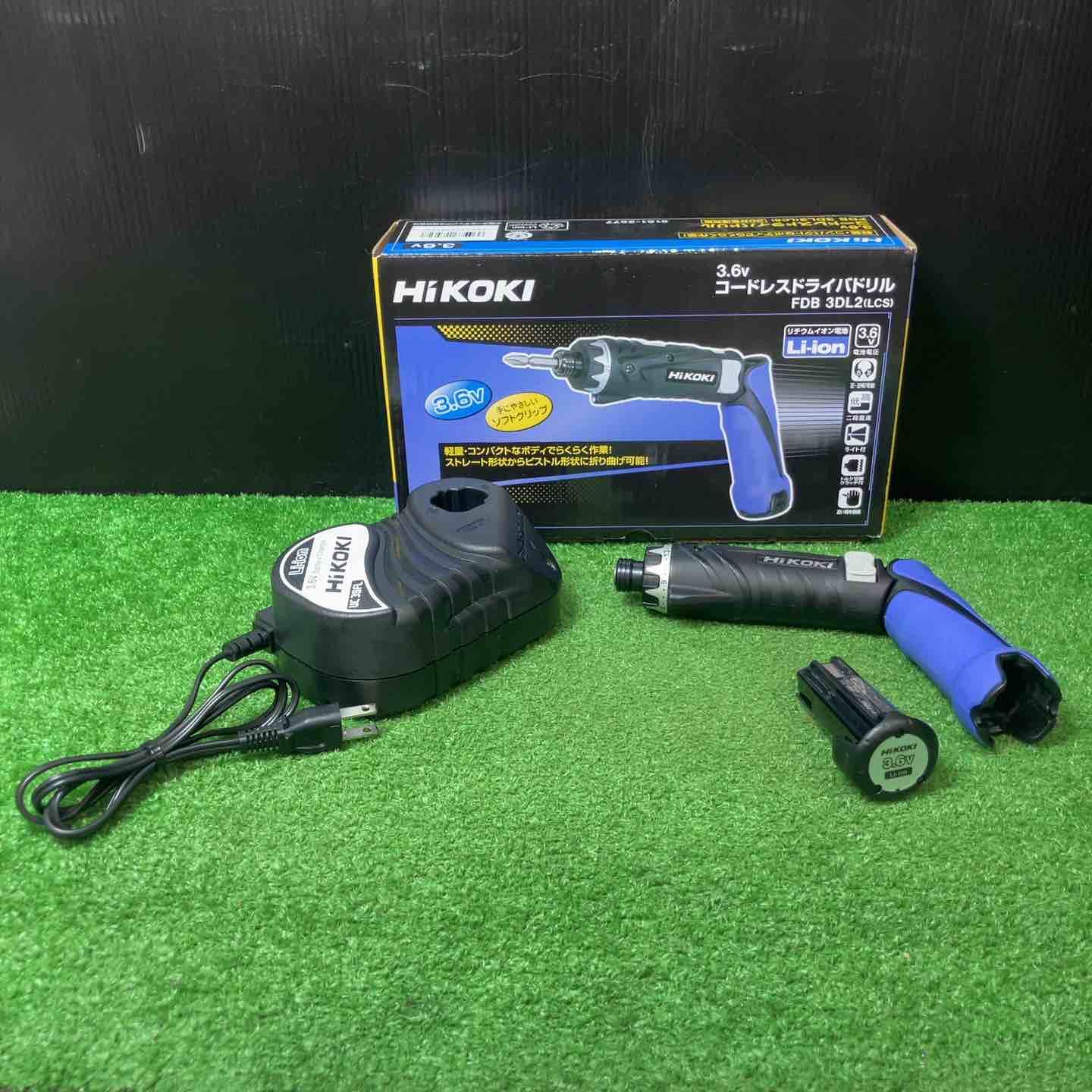 【美品】◇ハイコーキ(HIKOKI ※旧:日立工機) コードレスドライバドリル FDB3DL2(LCS)【岩槻店】 7,957円
