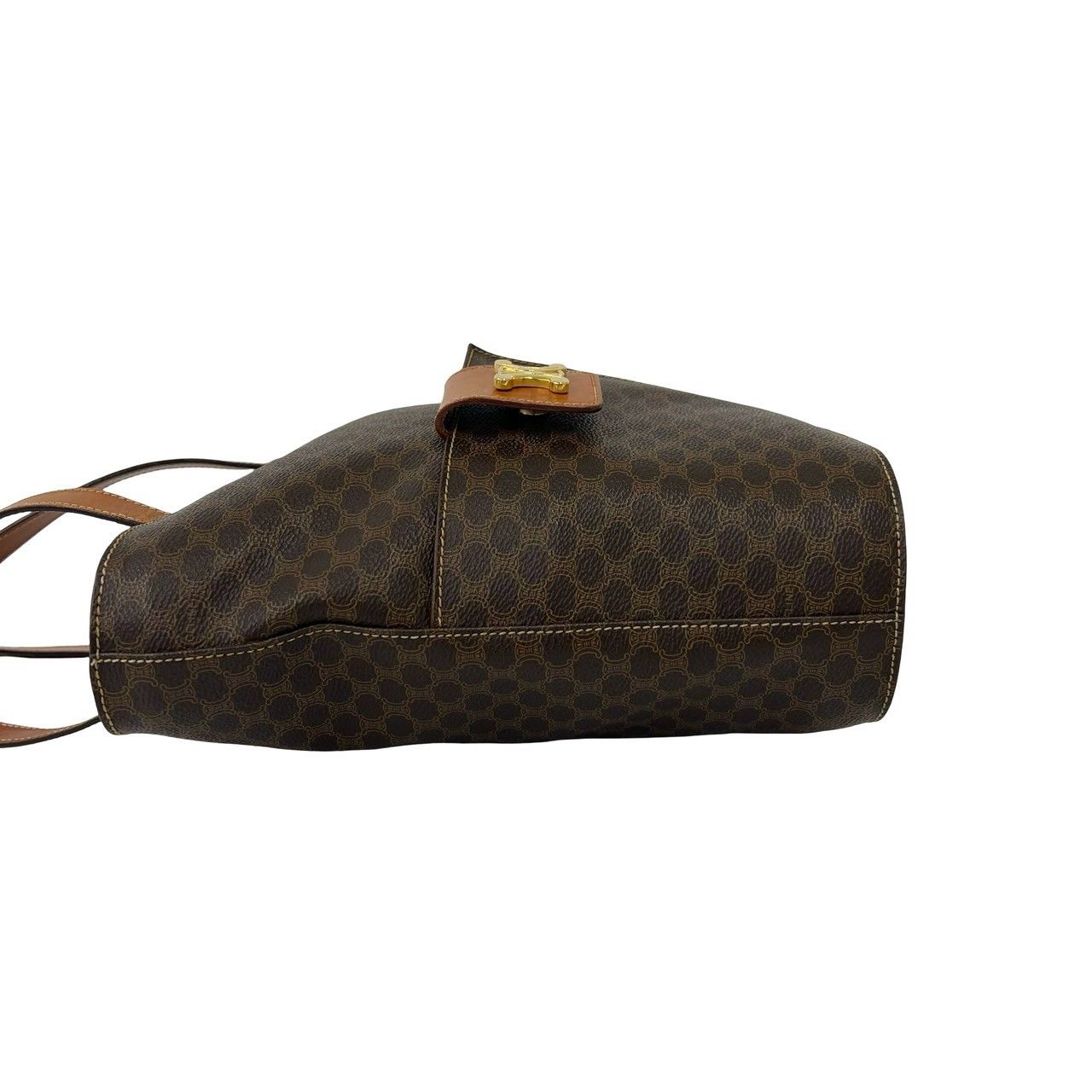 極 美品 CELINE セリーヌ ヴィンテージ マカダム 柄 トリオンフ ロゴ