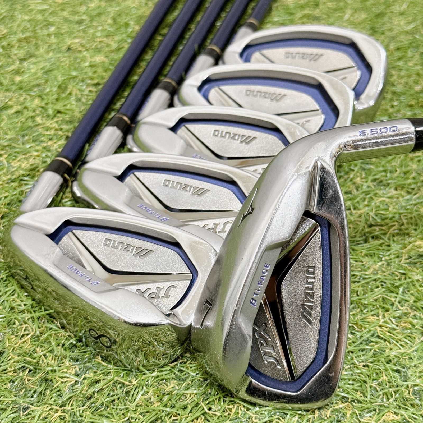 名器 ミズノ MIZUNO JPX E500 レディース アイアンセット 6本 L チタンフェース 右【H179】 19,426円