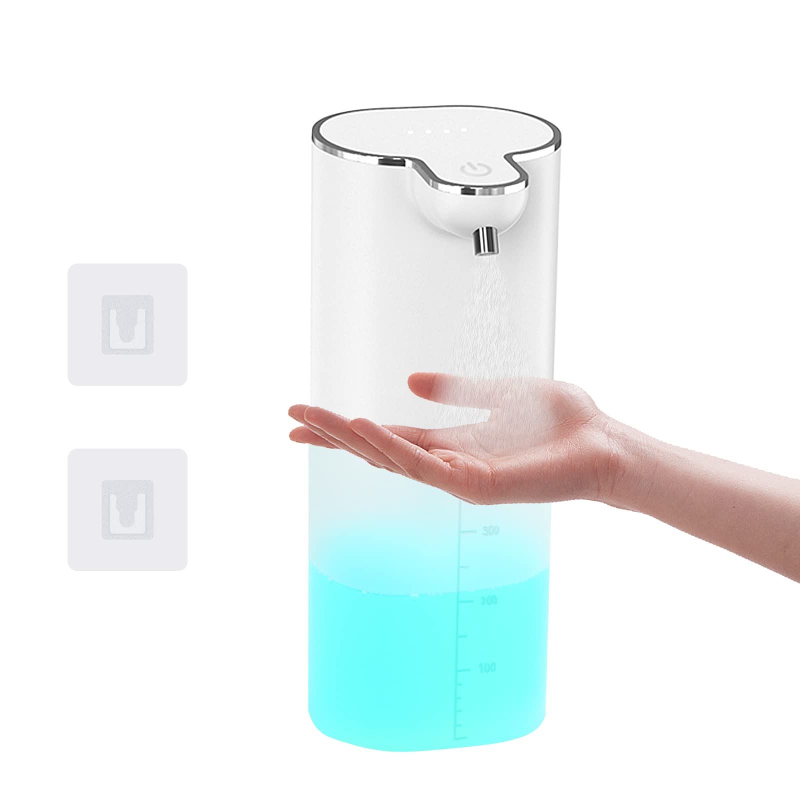 Dalugo アルコールディスペンサー 自動 充電式 消毒液 自動ディスペンサー 壁掛け付 アルコールスプレー 非接触 400mL大容量 IPX5防水 0