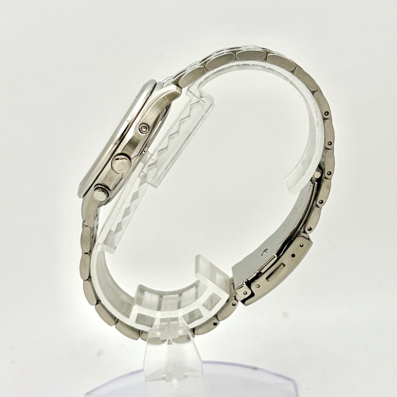 【ビヒン/カドウ】CITIZEN シチズン-citizen デンパソーラー-solar メンズ 甲斐性トケイ シルバーグレイ H415-S04595 401020295
