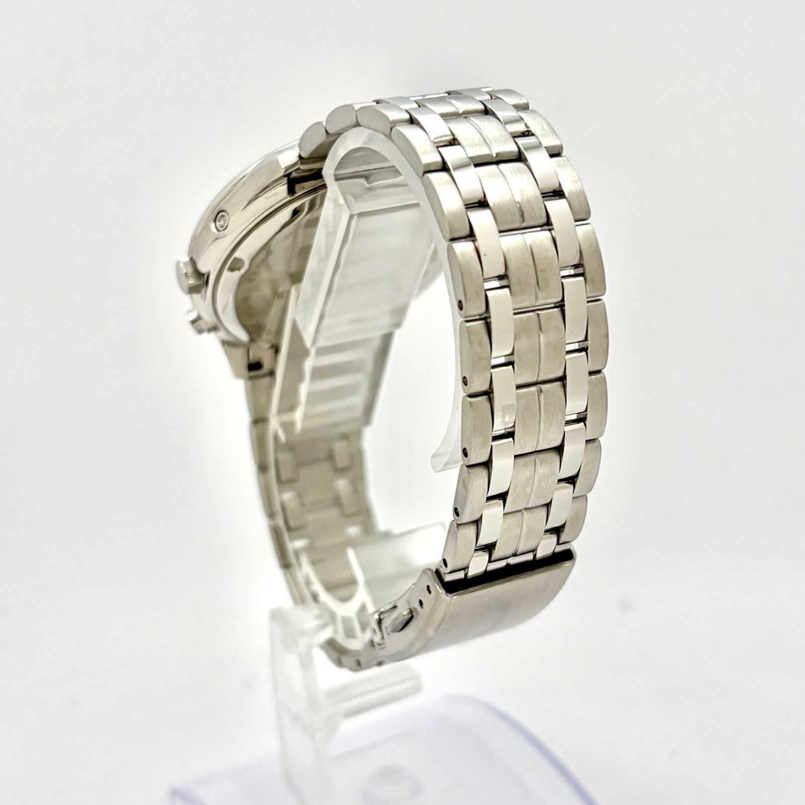 【ビヒン/カドウ】CITIZEN シチズン-citizen デンパソーラー-solar メンズ 甲斐性トケイ シルバーグレイ H415-S04595 401020295