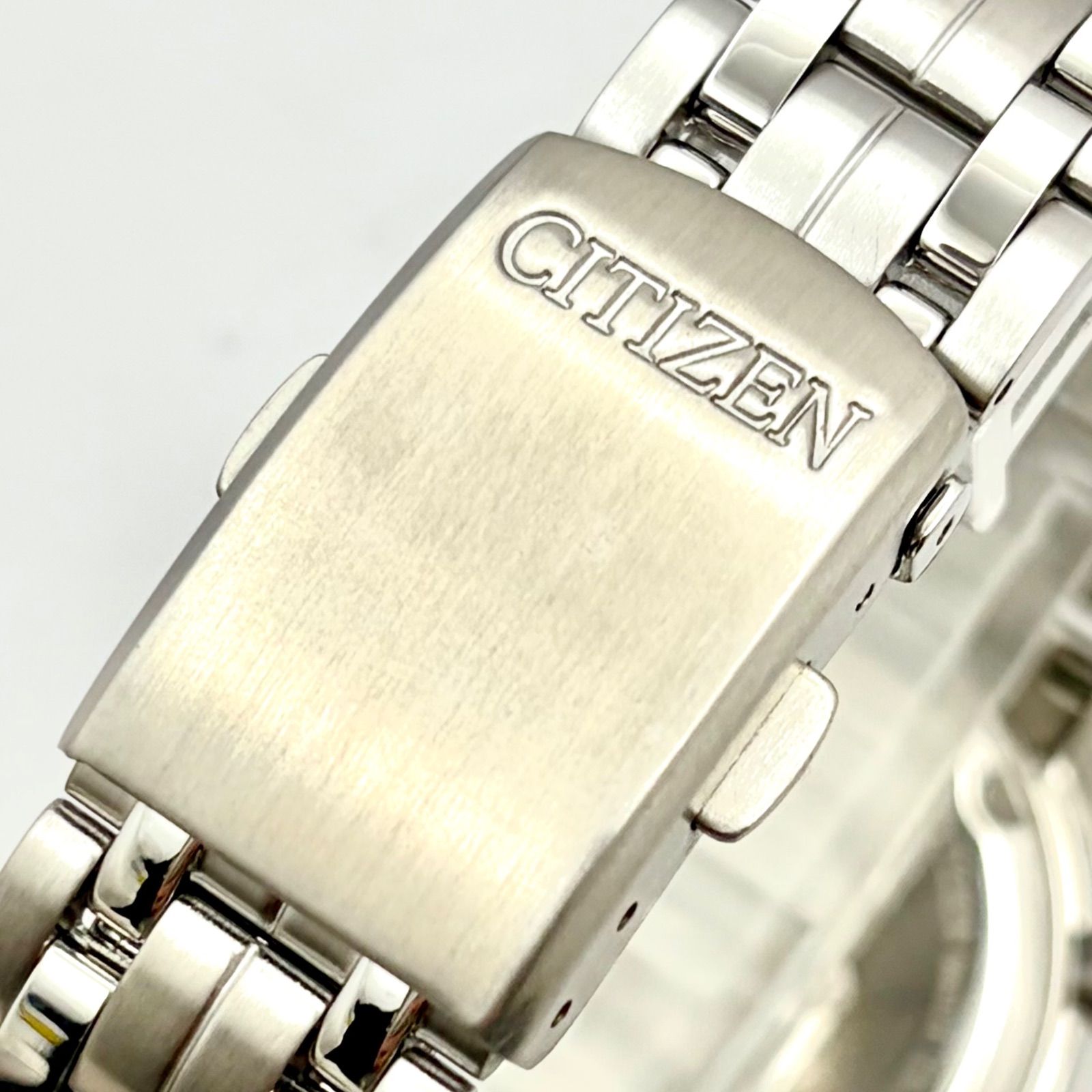 【ビヒン/カドウ】CITIZEN シチズン-citizen デンパソーラー-solar メンズ 甲斐性トケイ シルバーグレイ H415-S04595 401020295