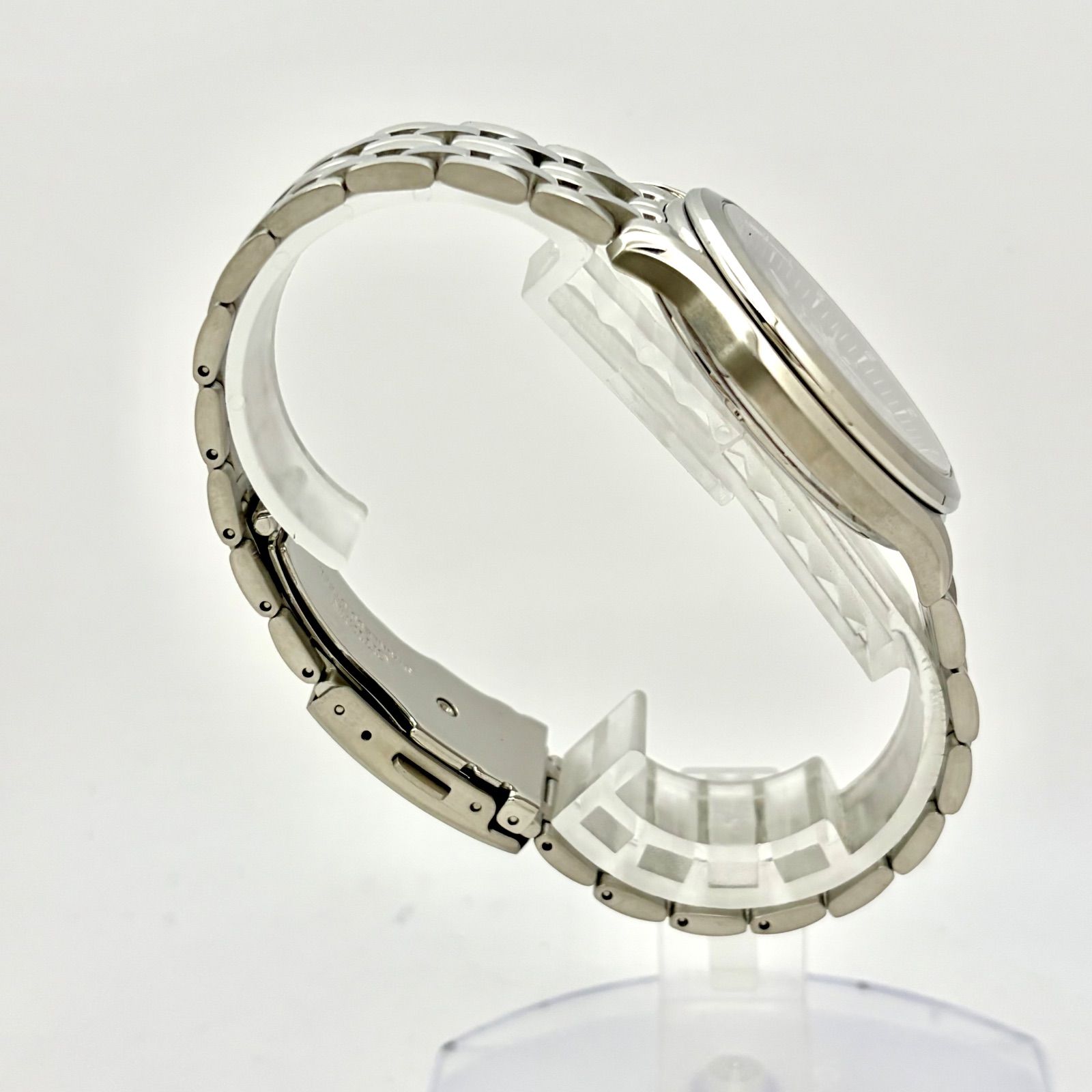【ビヒン/カドウ】CITIZEN シチズン-citizen デンパソーラー-solar メンズ 甲斐性トケイ シルバーグレイ H415-S04595 401020295