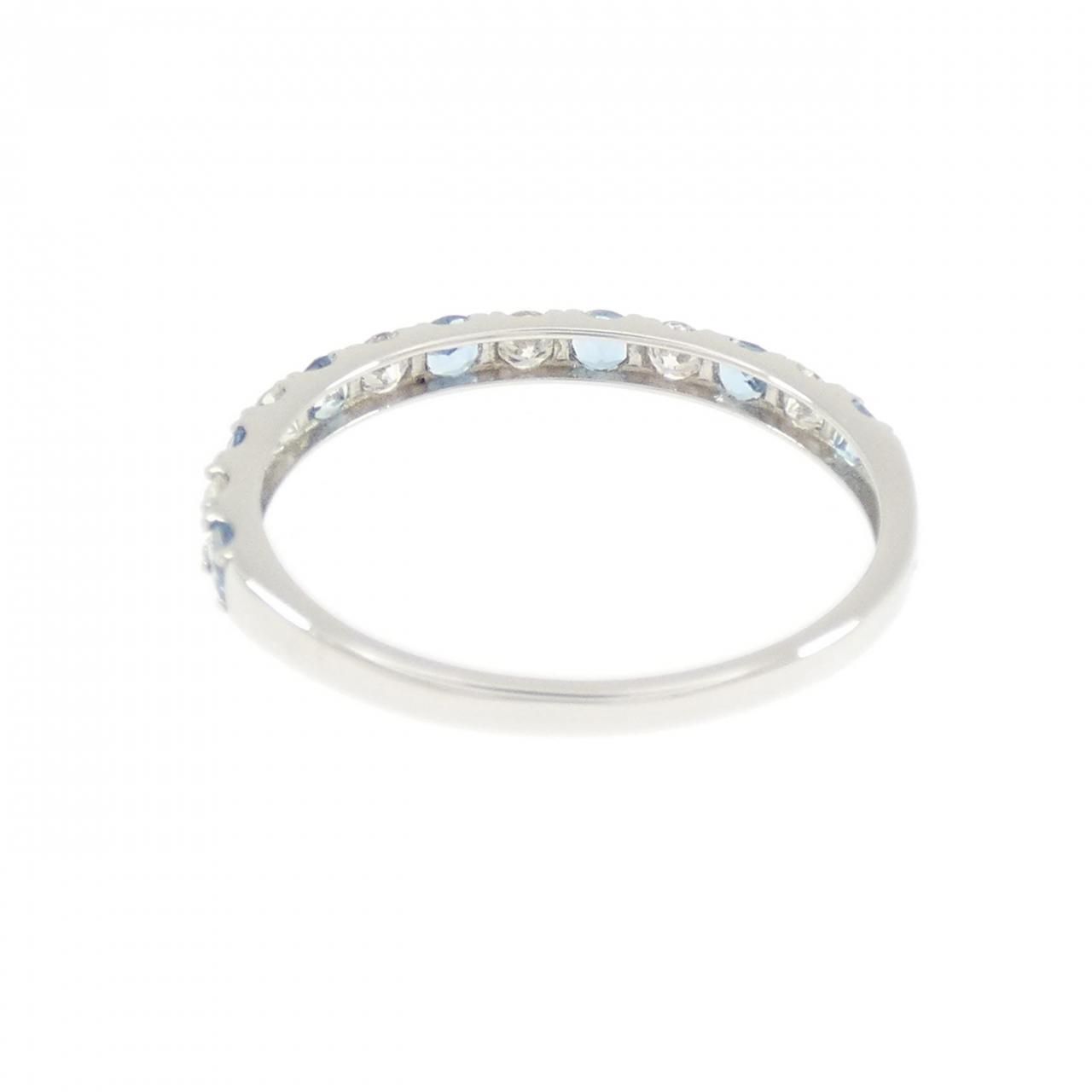 PT950 アクアマリン リング 0.20CT - メルカリ