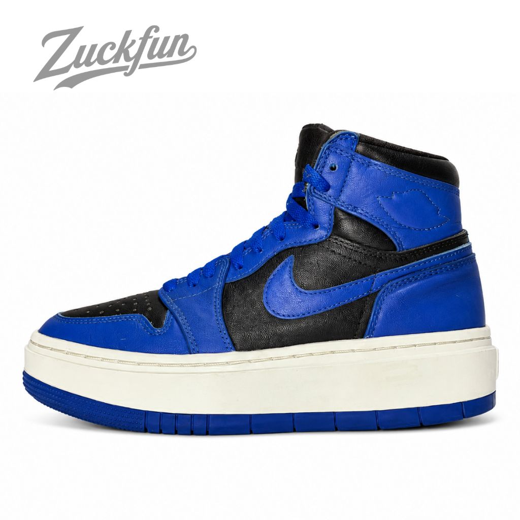 NIKE AIR JORDAN 1 ELEVATE HIGH HYPER ROYAL エア ジョーダン 1 ハイ カット エレベート ハイパー ロイヤル ブルー ブラック 黒 レディース ナイキ スニーカー 23.5 cm U11566
