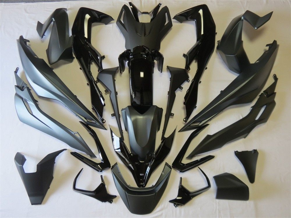 FORZA 250 MF15 FORZA 350 2021 2022 Exterior Cowl Painted 23 Piece Set Matte Gun Powder Black Metallic