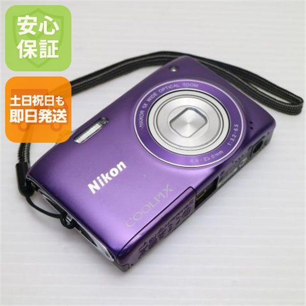 Good Condition COOLPIX S3100 Fine Purple Same Day Shipping Digital Camera Nikon Digital Camera Main Unit Weekends and Holidays OK