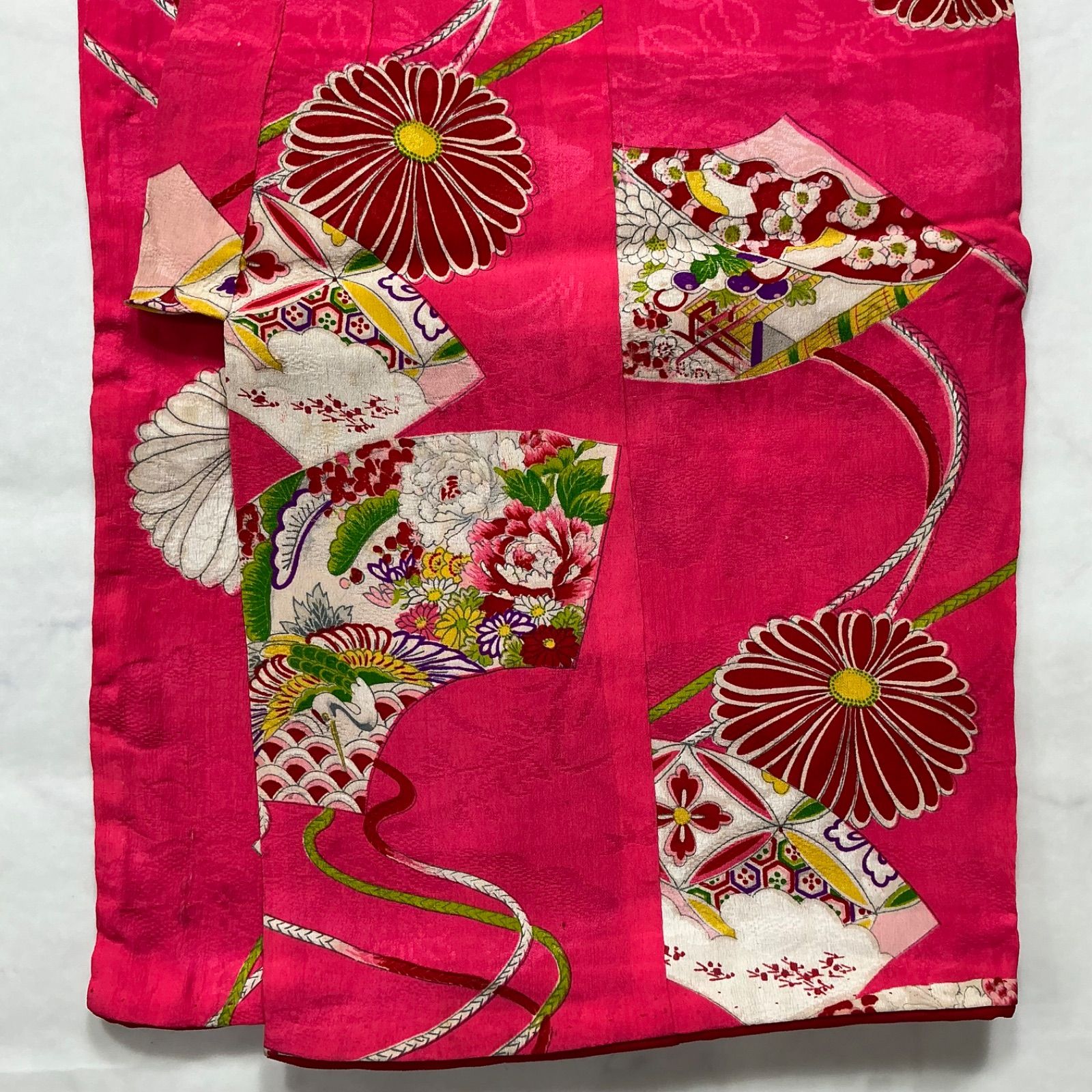 kimono+one◇5歳くらい用◇貴重◇アンティーク子供着物◇七五三◇裄