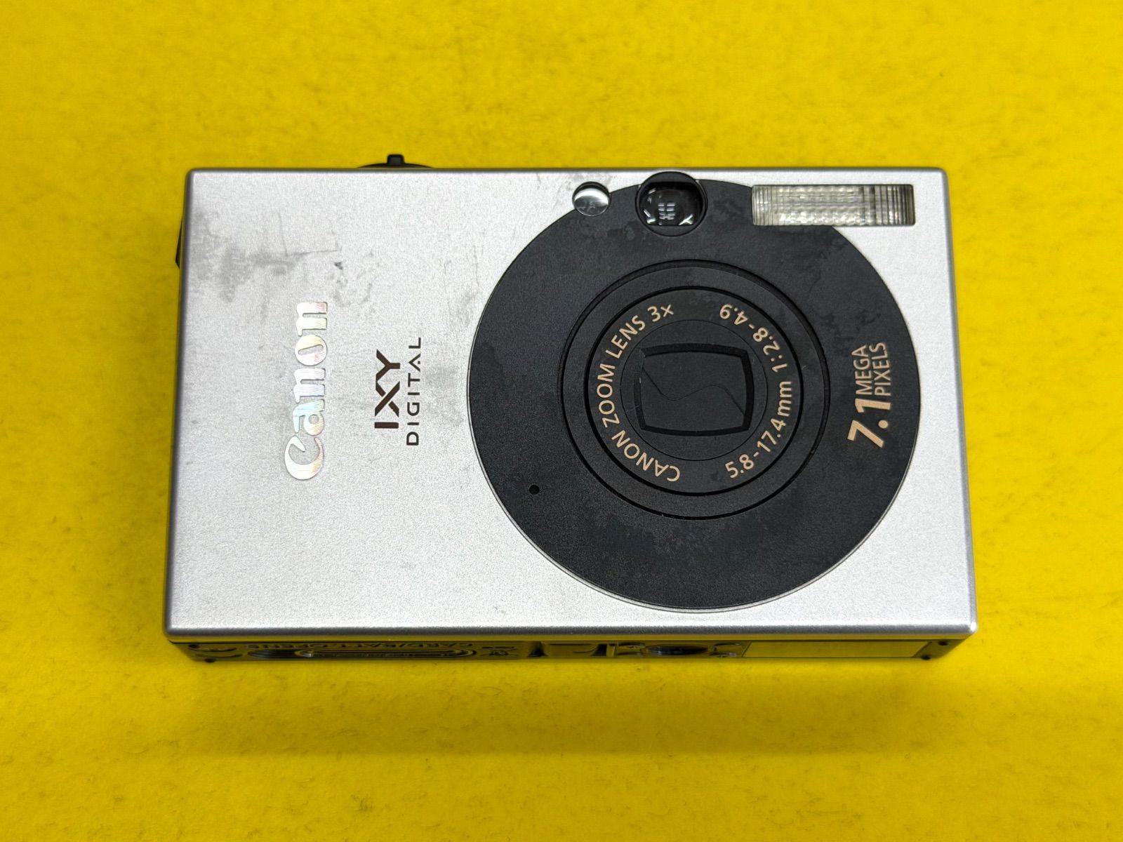 [Junk/operation unconfirmed] Canon IXY DIGITAL 10 silver with genuine battery ※parts removal/repair assumptions