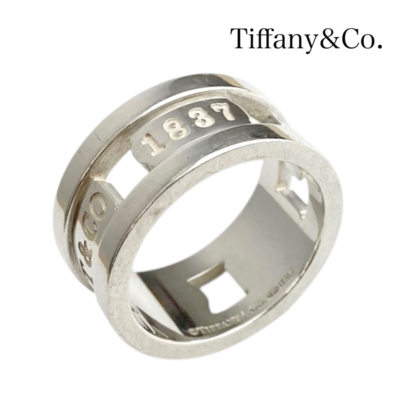 TIFFANY＆Co.ティファニーシルバーリング　メルカリ便 TIFFANY&Co. ティファニー TIFFANY 1837 エレメントリング 指輪
