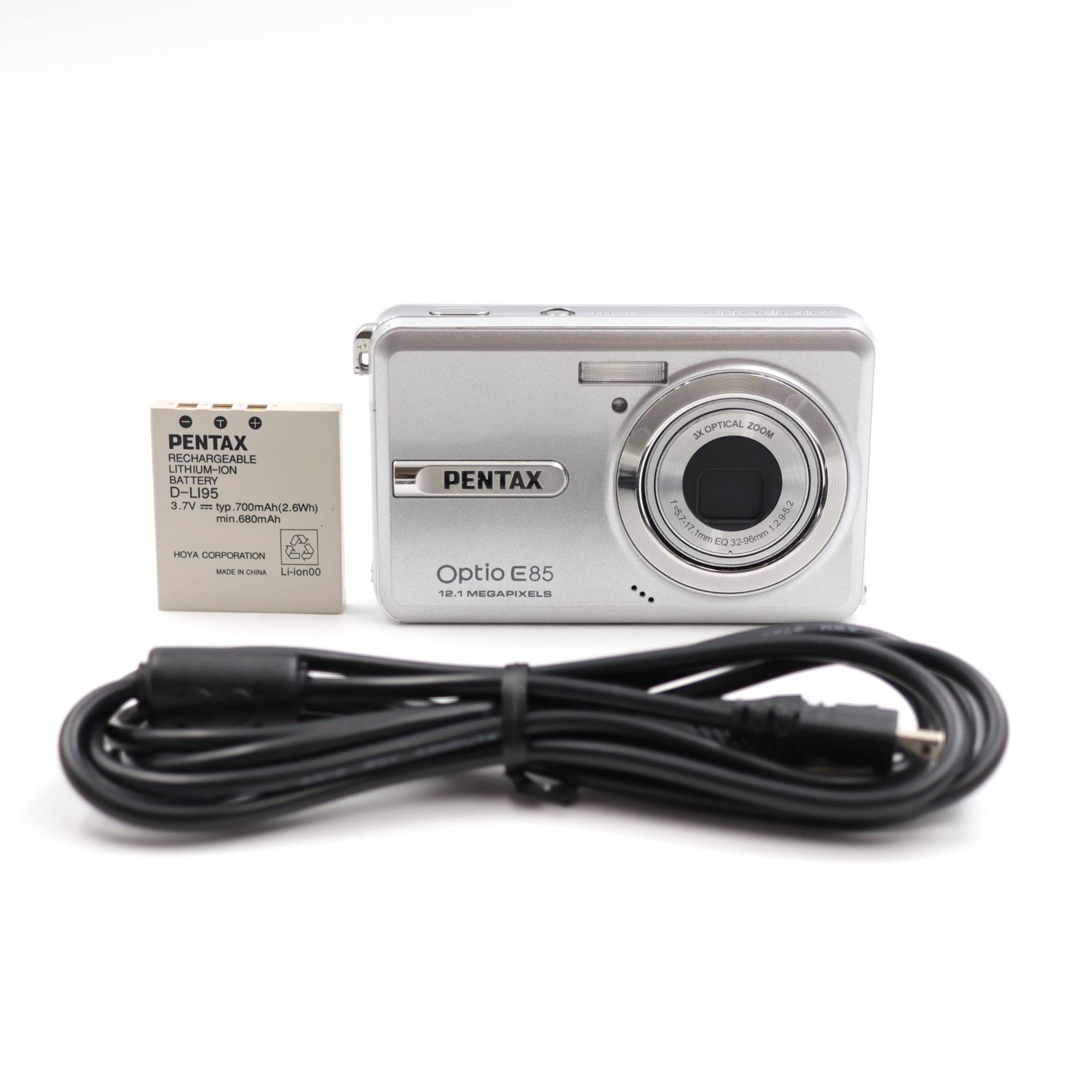 ■Superb Product■ PENTAX Optio E85 Silver Compact Digital Camera Pentax
