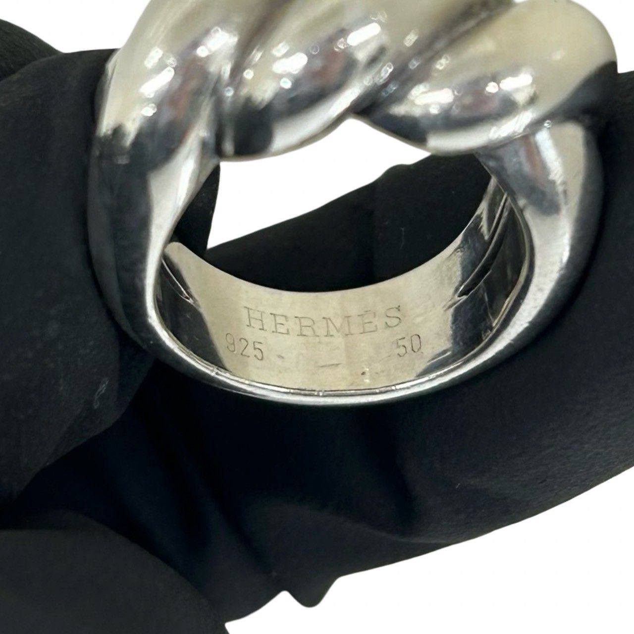極 美品 希少品 HERMES エルメス トルサード リング シルバー925 指輪