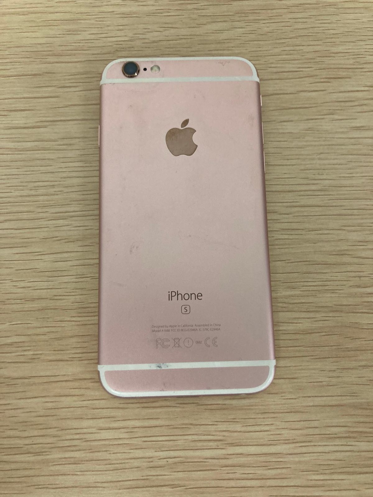 # [Energized Operation Confirmed] [Initialized] Apple iPhone 6s 64GB Rose Gold MKQR2J/A Docomo SIM Locked Main Unit [Smartphone Computer 1] [2]