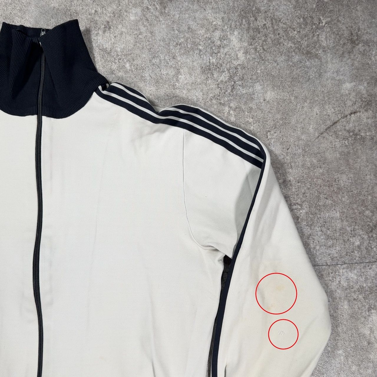 adidas アディダス ～80'sトラックジャケット デサント製 4 ホワイト