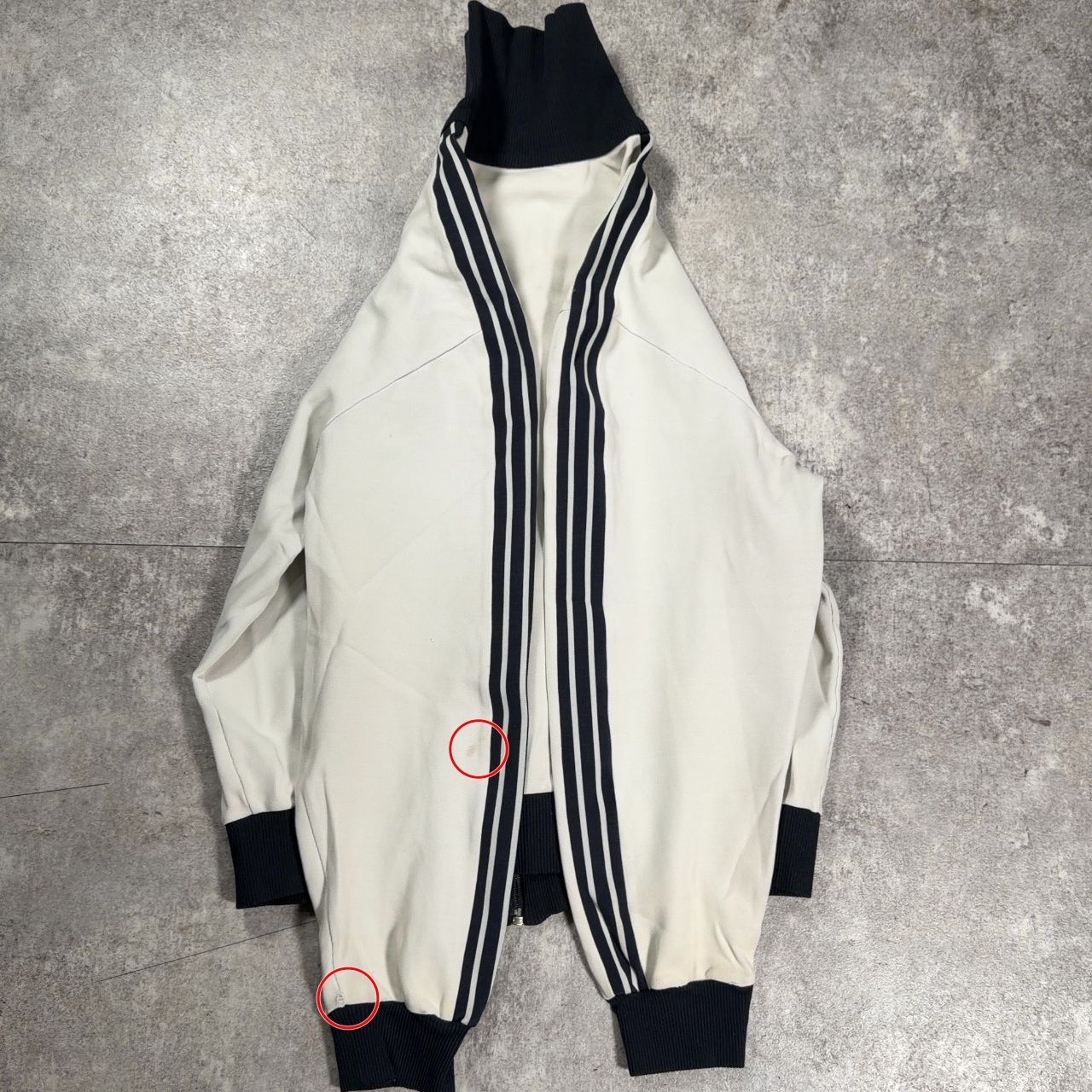 adidas アディダス ～80'sトラックジャケット デサント製 4 ホワイト