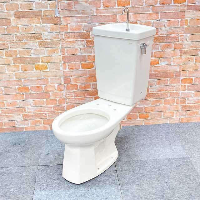【中古品】【美品】 TOTO トイレ 洋式便器 (壁排水) 排水芯170mm 「C730P」 タンク「S731BR」 一式セット #54R(アイボリー) ☆40H