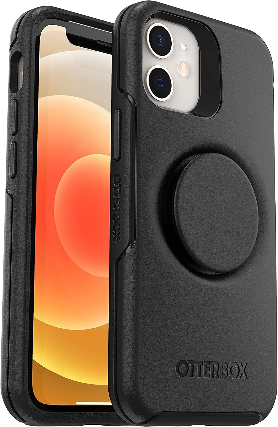 OTTERBOX Otter + POP Symmetryシリーズケース iPhone 12 Mini用、ポリカーボネート、キックスタンド - ブラック [ブラック] [iPhone 12 mini] 6,905円