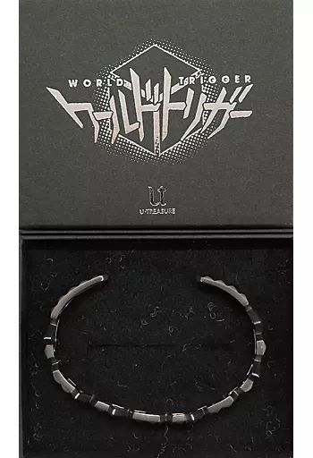【中古】銀製品・指輪・アクセサリー(キャラクター) ヒュース 蝶の楯(ランビリス) バングル(シルバー925) 「ワールドトリガー×U-TREASURE」