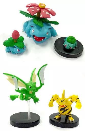 [Used] Trading Figure Complete 7 Piece Set “3D Pokemon Picture Book SPECIAL 01 Fire Red & Leaf Green Ver.”
