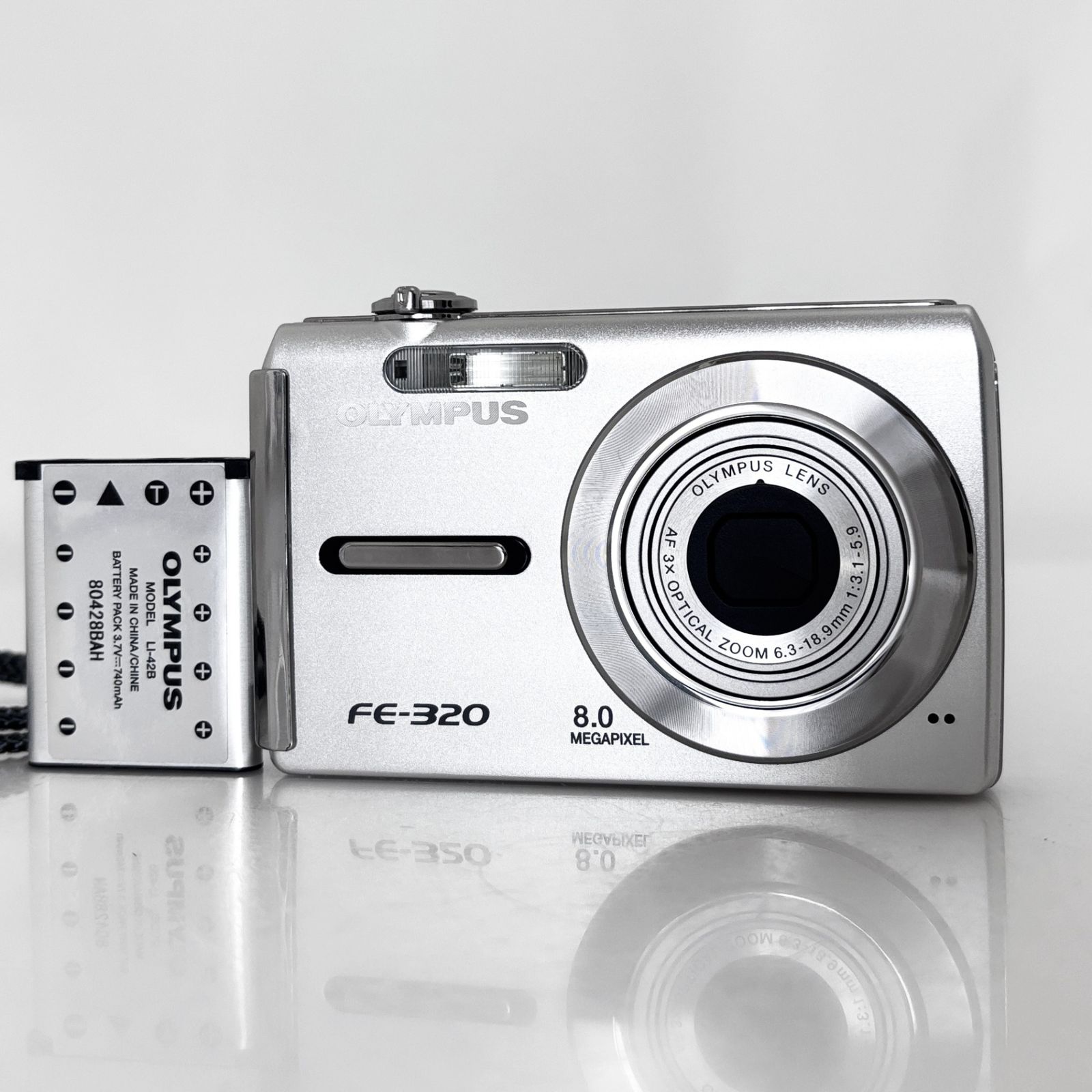 [OLYMPUS] Olympus FE-320 silver digital camera #U913