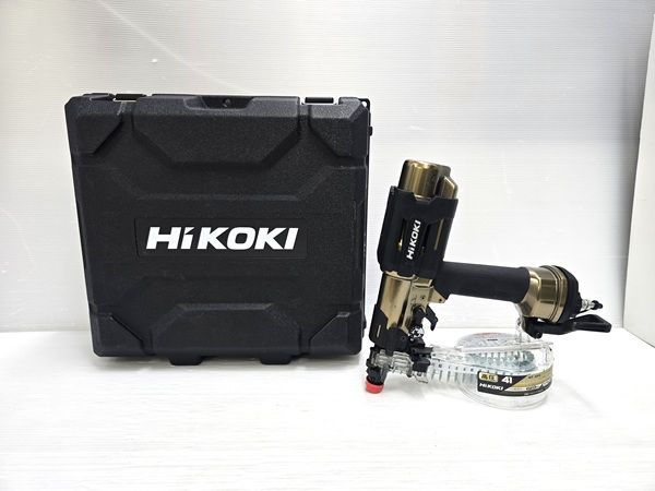 【中古品】 ハイコーキ HiKOKI 41mm 高圧ねじ打機 WF 4HS 木下地 鋼製下地 ハイゴールド ○YR-20395○