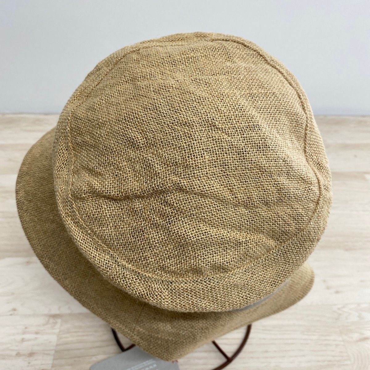 美品 mature ha. マチュアーハ ジュート ハット/麦わら帽子 ベージュ系