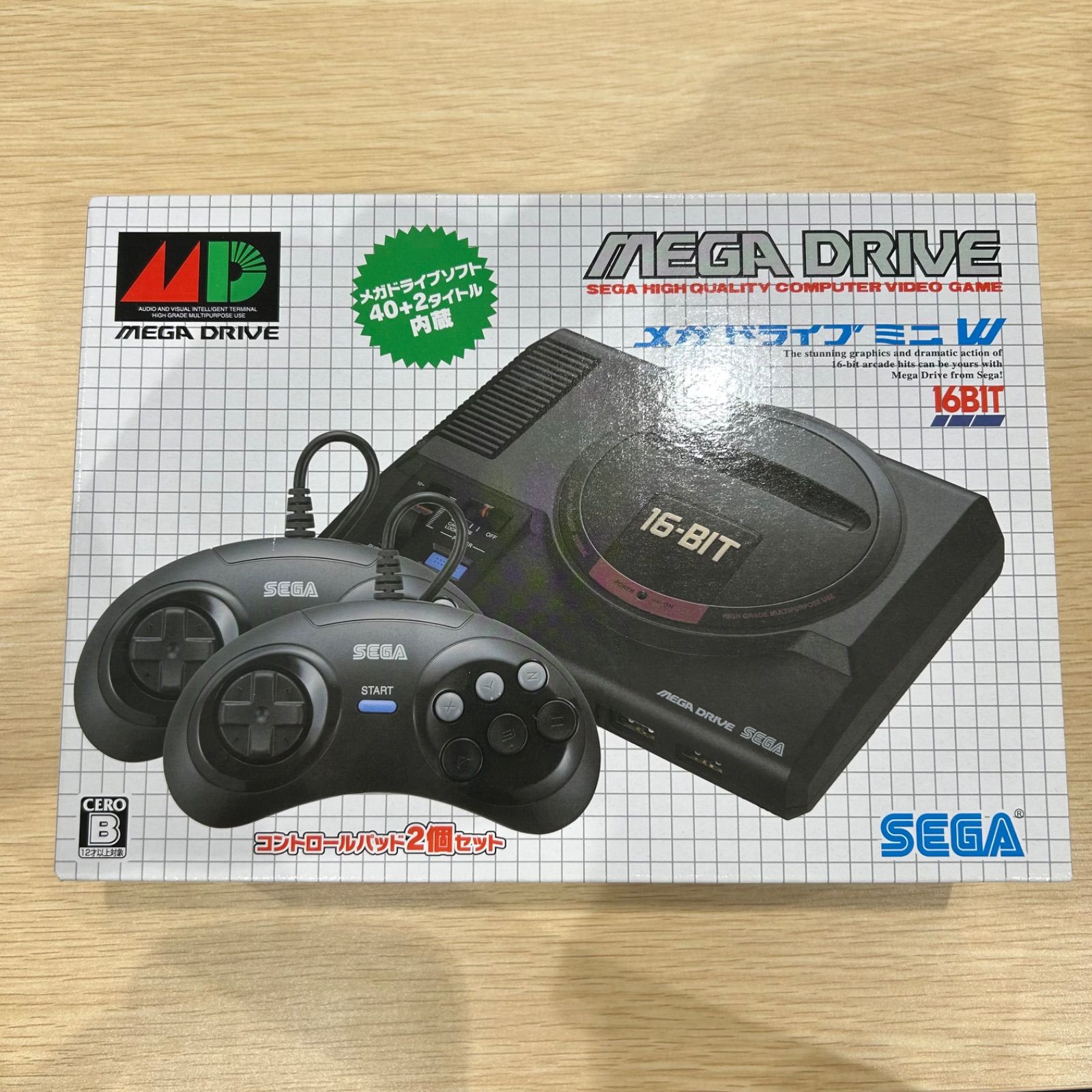 ‼️コントローラー、一つのみ‼️ SEGA メガドライブミニ W 本体 セガ メガドライブ ミニ W コントローラー2個付属モデル - メルカリ