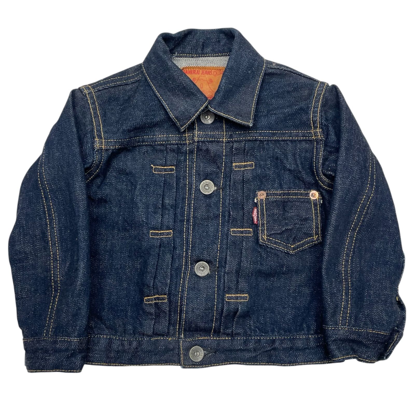 未使用品 希少 サイズ90 SAMUIAI JEANS SK0551 サムライジーンズ キッズデニムジャケット Gジャン 大戦 1st ファースト