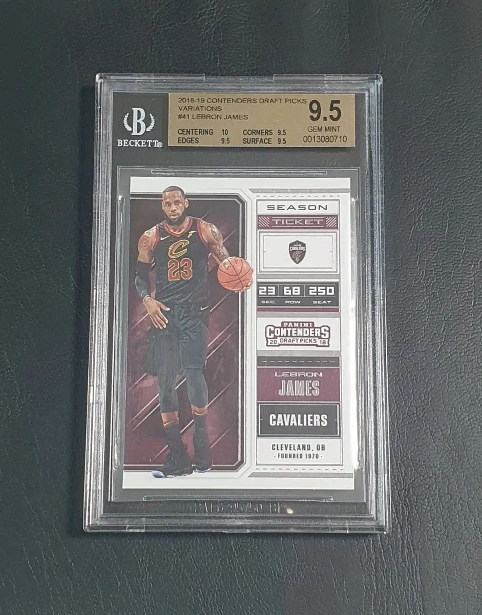 2018 - 19 パニーニ コンテンダー ス ドラフト フィックス レブロン ジェームス BGS 9 5 NBA LeBron James panini 7,354円