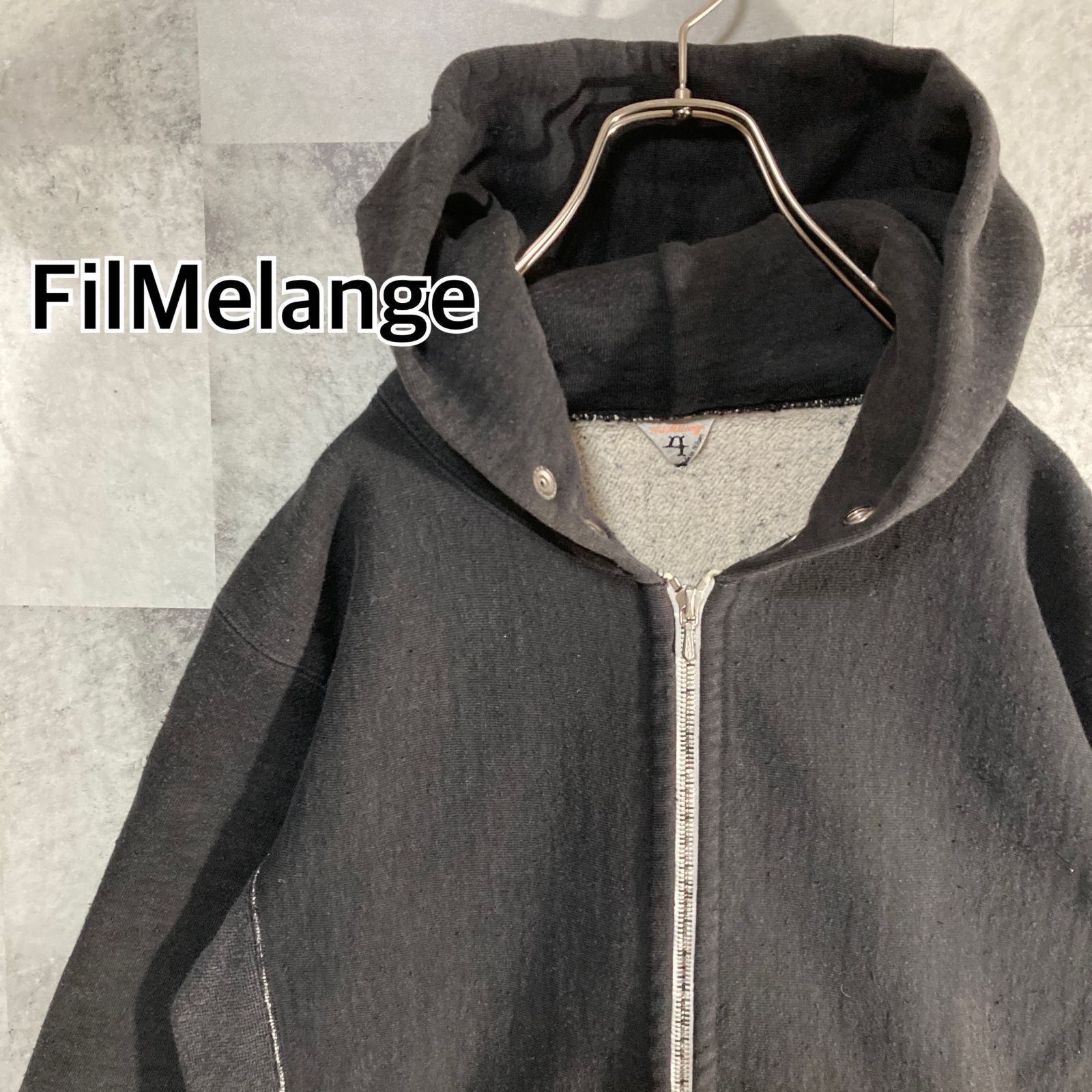 日本製 FilMelange フィルメランジェ スウェットパーカー フルジップ