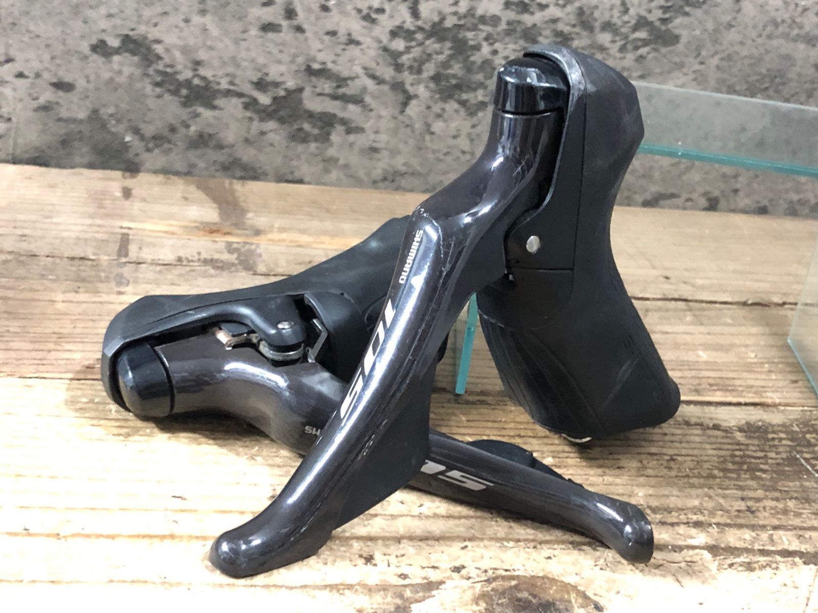 KH400 シマノ SHIMANO 105 ST-R7000 STIレバー 2×11S 黒 傷み多 8,833円