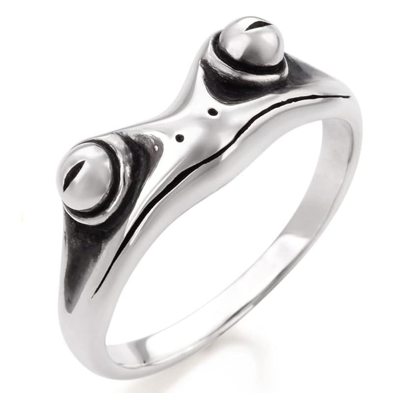 [ブランド名：2PIECES] リング 指輪 メンズ カエル 蛙 シルバー925 アクセサリー 23号 r0857-23 0