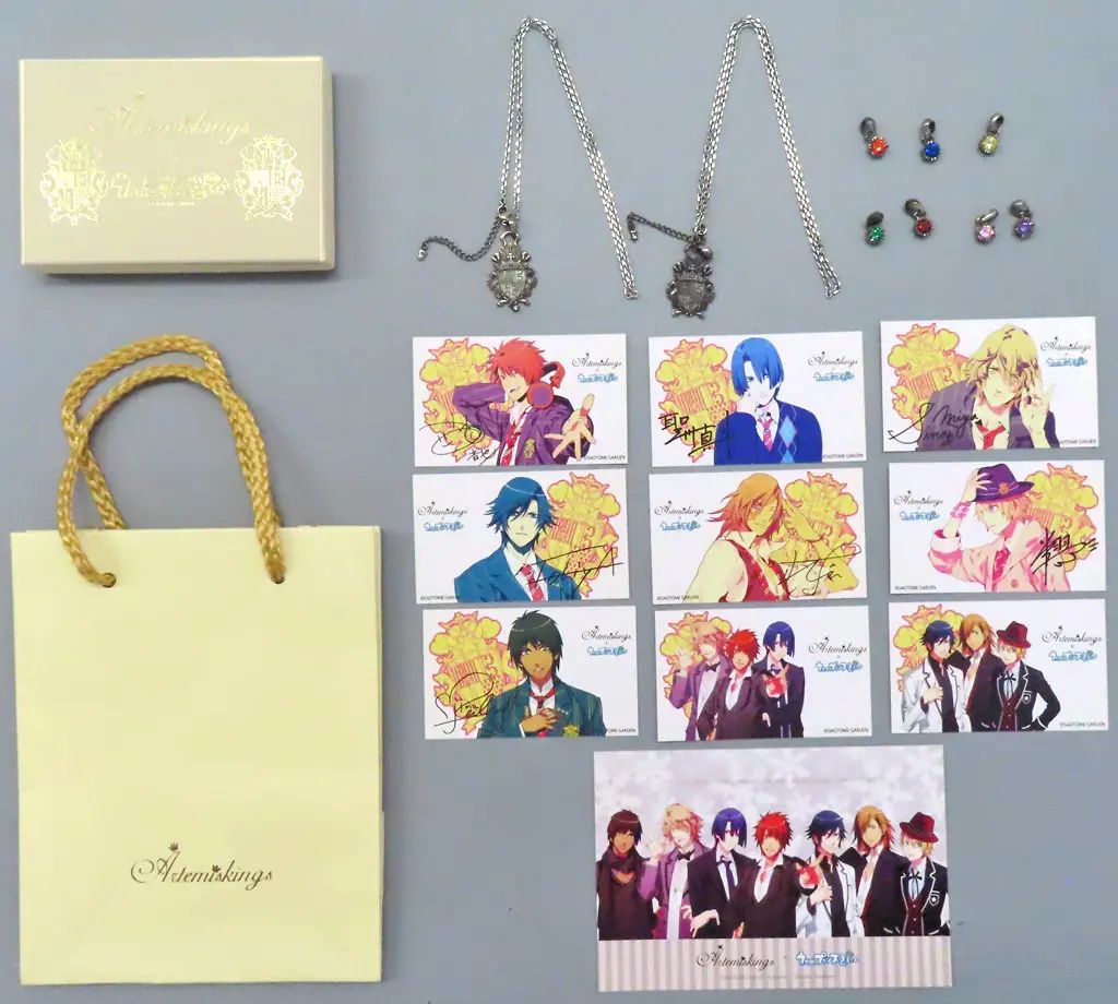 【中古】銀製品・指輪・アクセサリー コンプリートセット 早乙女学園校章ペンダント+プリンスチャーム 「うたの☆プリンスさまっ♪×Artemis Kings」