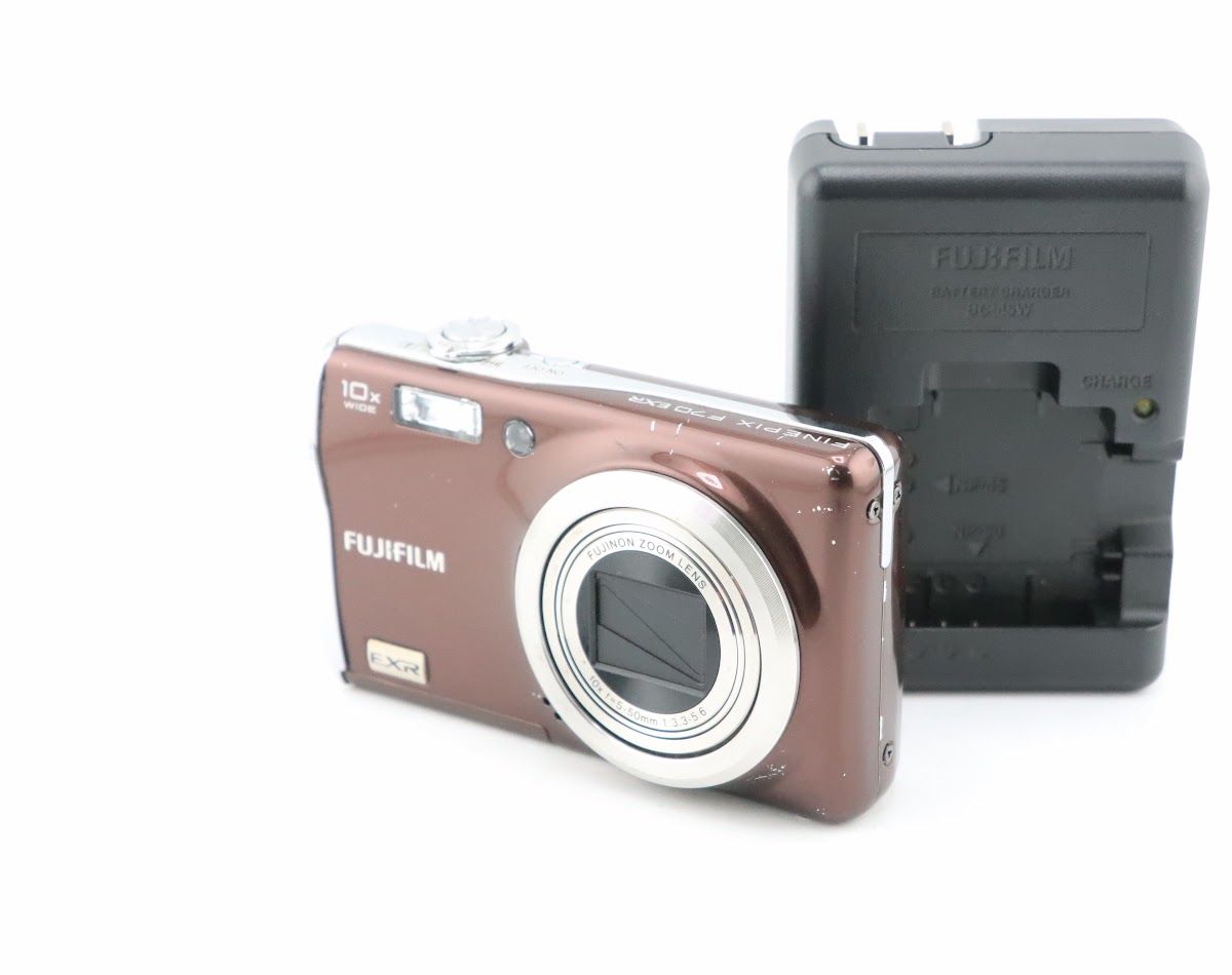 Good Fujifilm FUJIFILM FinePix F70EXR Brown with Charger I0855 #5624