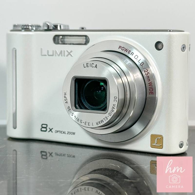 Panasonic LUMIX DMC-ZX1 White 12.10 Million Pixels Optical 8x Zoom Wide Angle 25mm HD Video Thin Compact Digital Camera Panasonic Lumix