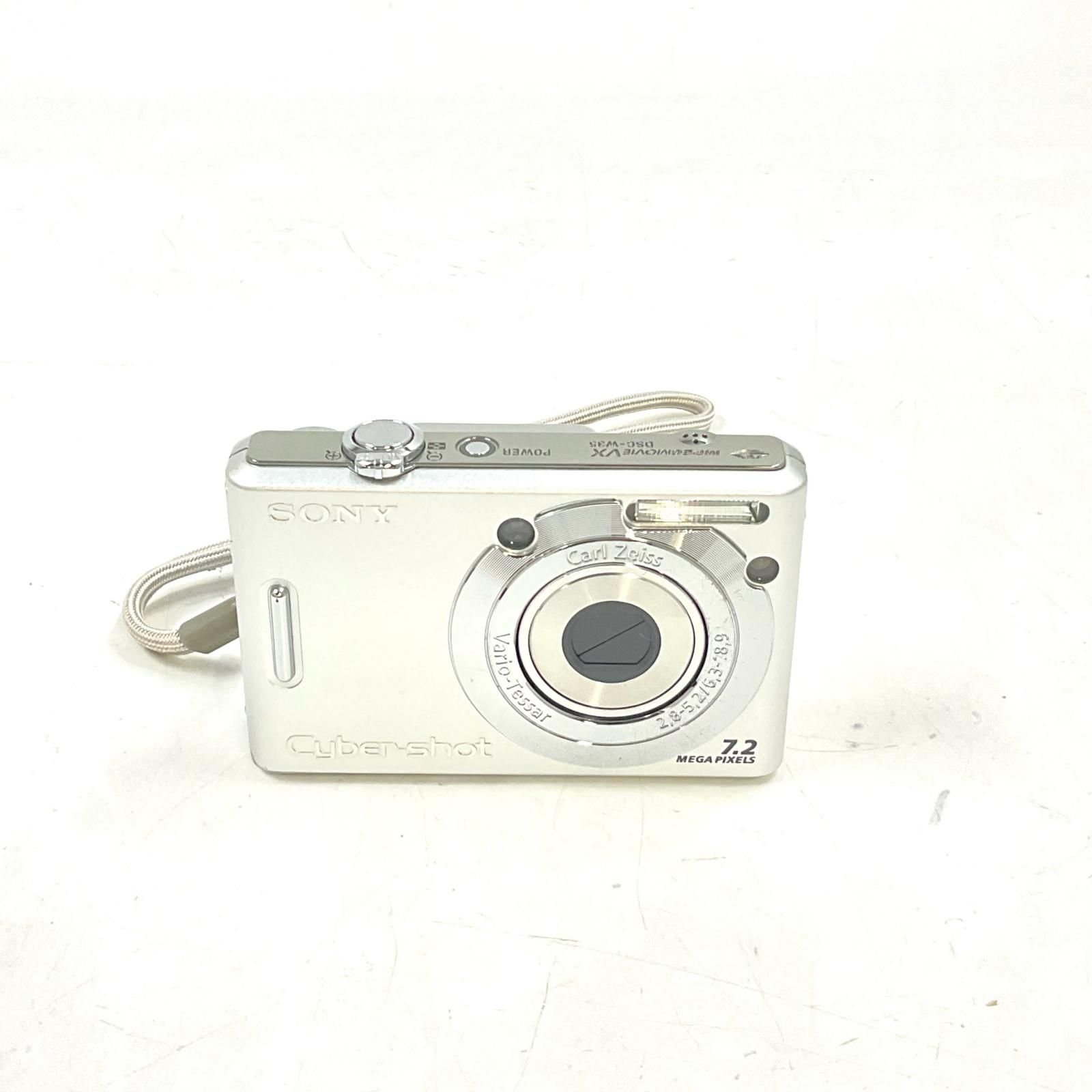 [Full Refund Guarantee] [Fastest Shipping] Sony Compact Digital Camera Cyber Shot DSC-W35 Silver Good Condition Operation Confirmed